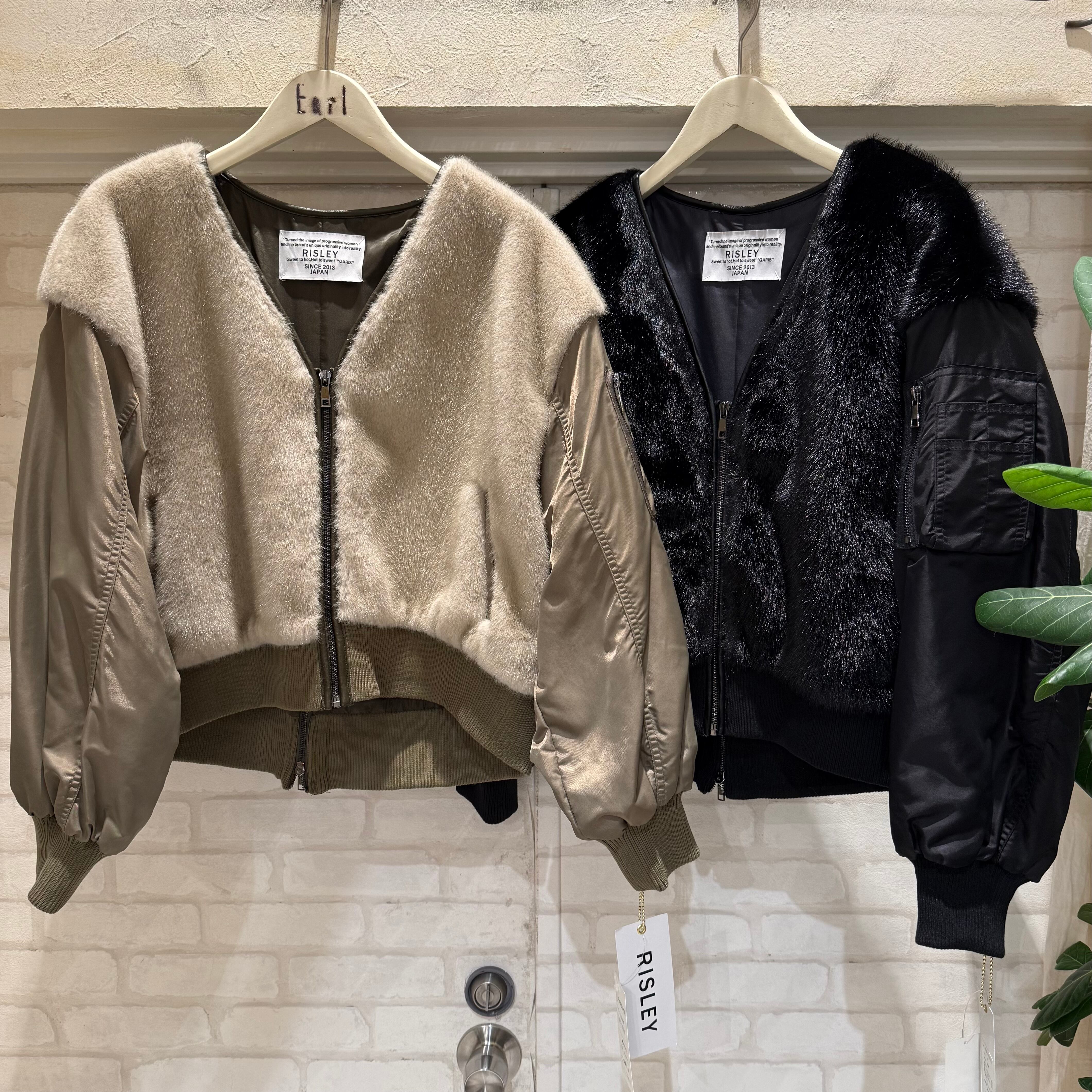 Vネックファーブルゾン RISLEY(リズレイ) | EARL