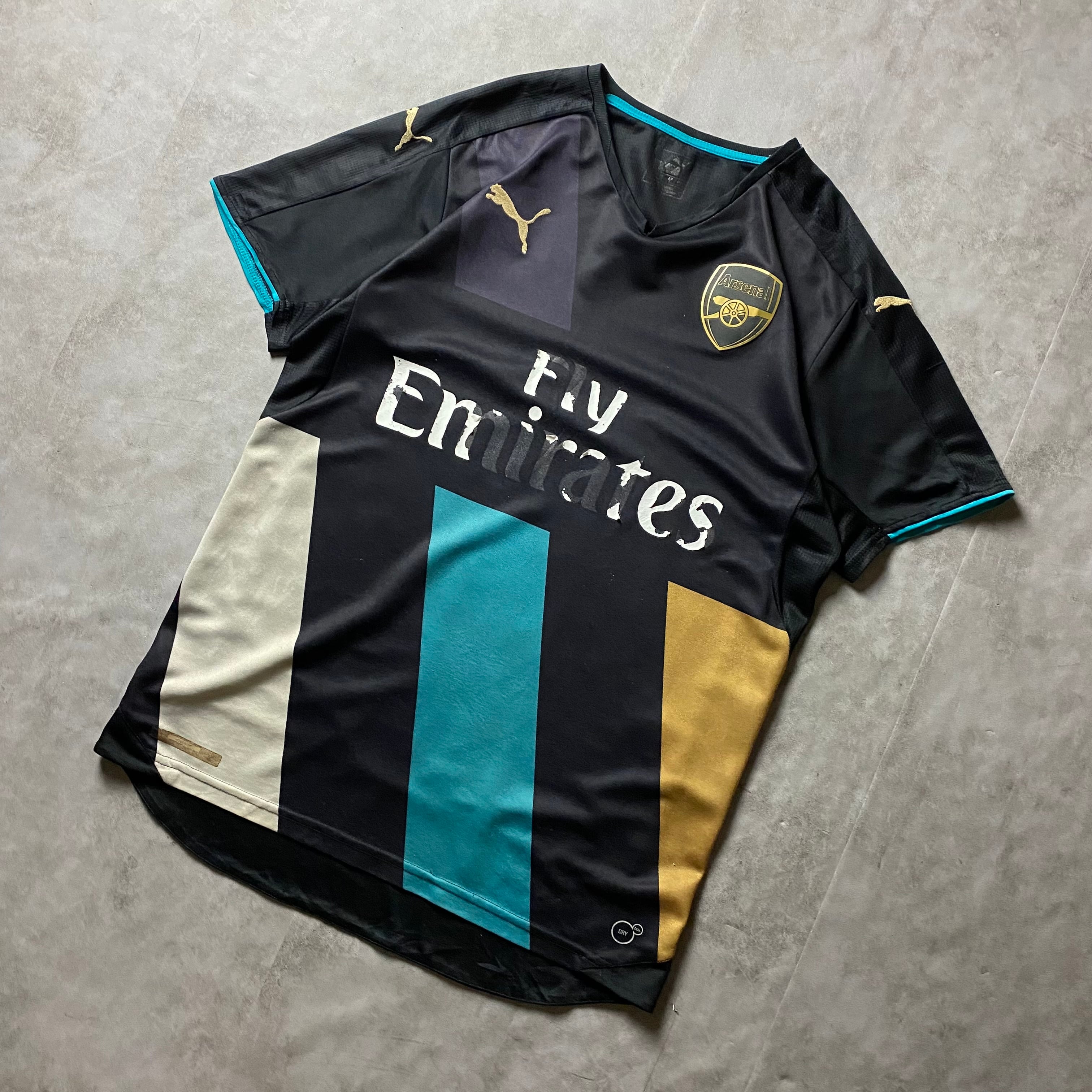 Arsenal FC 15/16 3rd ユニフォーム PUMA 黒 アーセナル プレミア