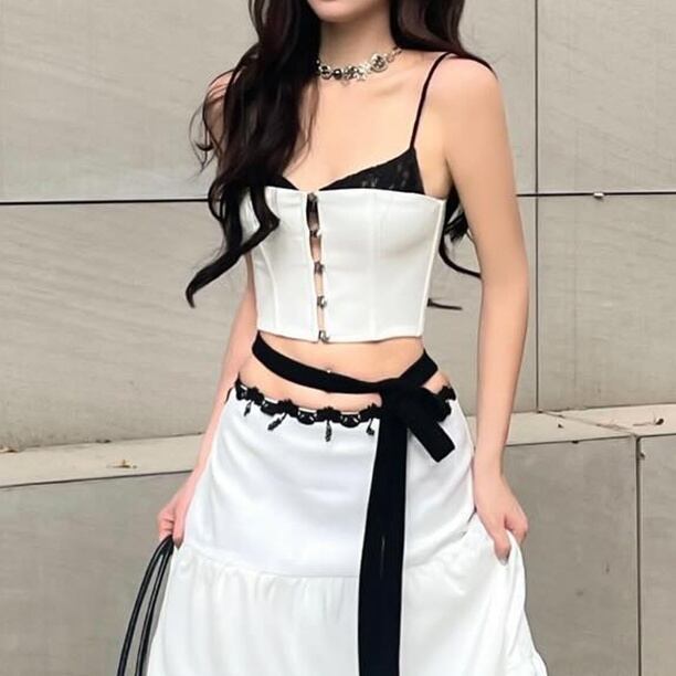 セットアップ ロングスカート キャミソール レディース タイト スリム