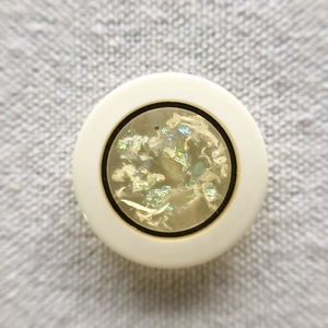 オーロラホログラム×アイボリー 23㎜