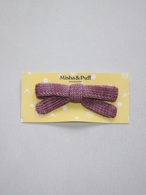 Misha & Puff  Jumbo Goldie Bow   Antique Rose