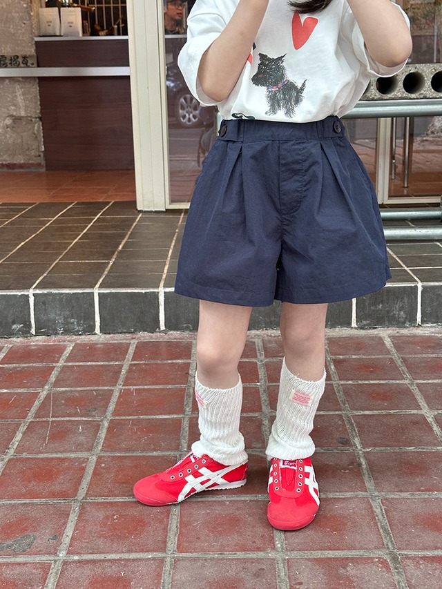 【KID】サマーベーシックピンタックショートパンツ - 20