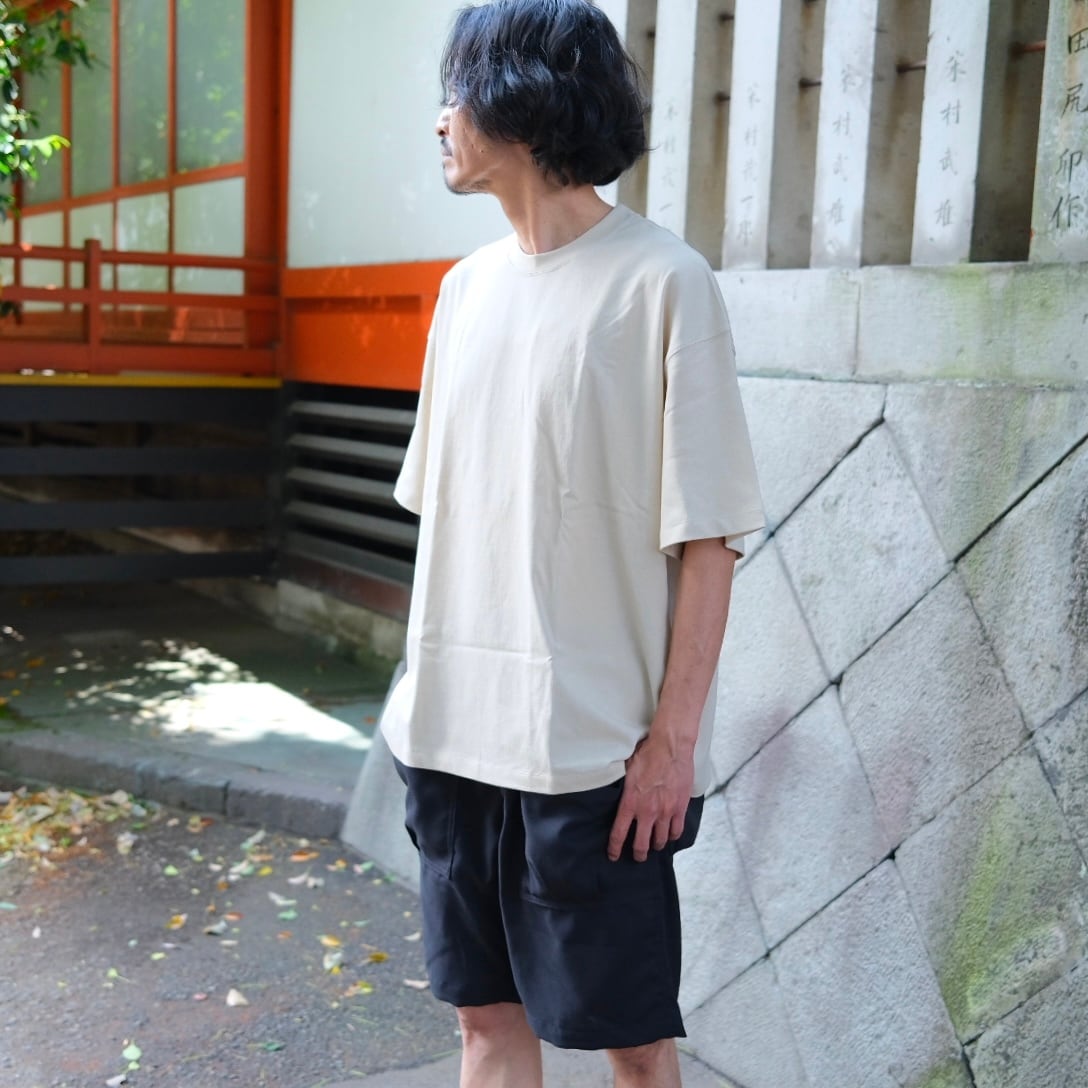 SASSAFRAS(ササフラス) / Overgrown Fatigue Pants 1/2 Woolino -Black
