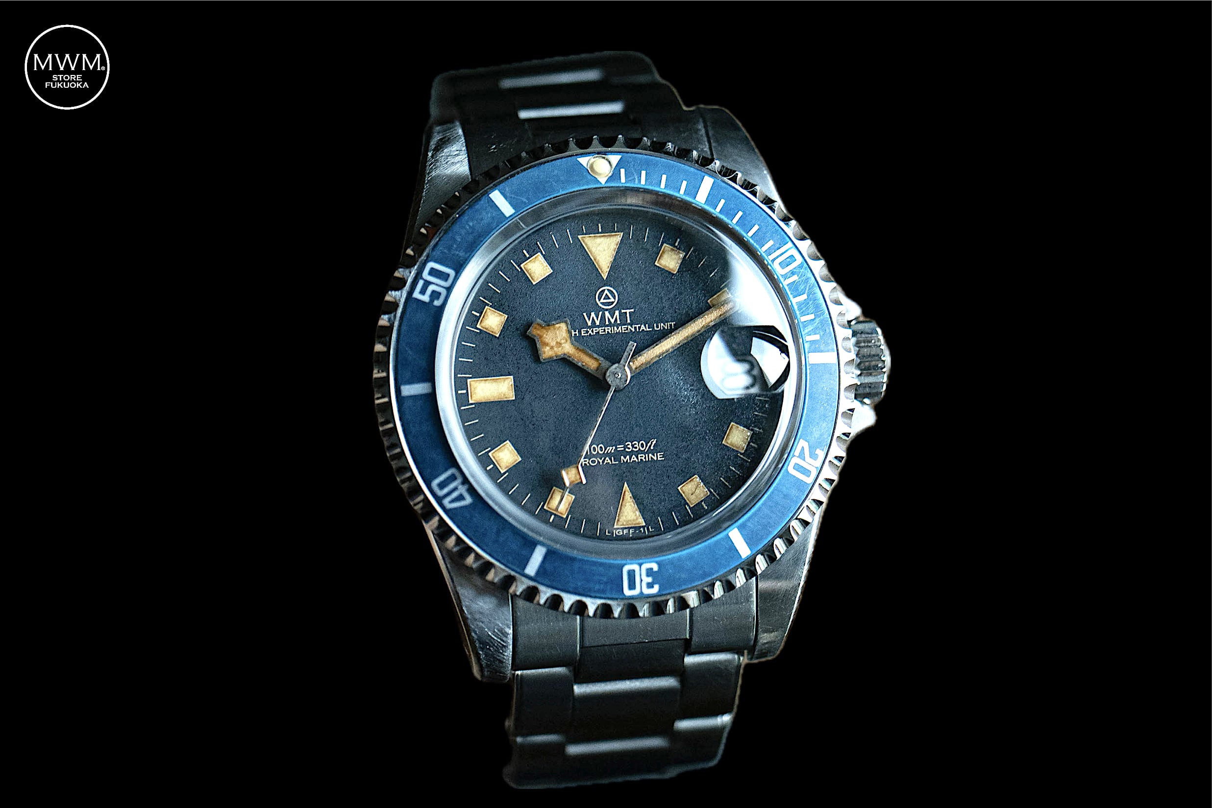 WMT WATCHES Royal Marine – Ocean Blue / Heavy Aged | MWM