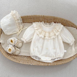 【BABY】2026新作　フリル襟ロンパース