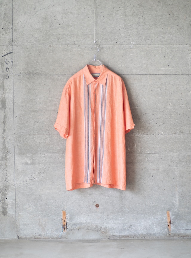 "HAVANERA" used Linen Rayon shirt