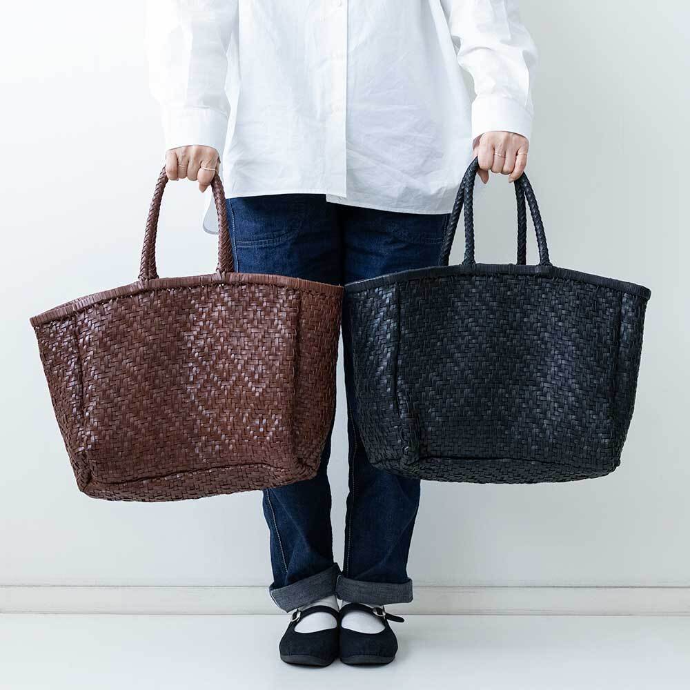 BAGMATI メッシュレザートート