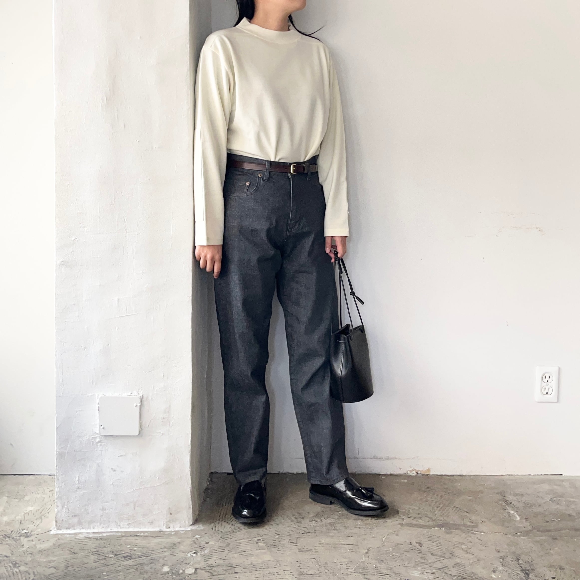 STUDIO ORIBE RIDE ON LOOSE DENIM gray（ライドオンルーズデニム