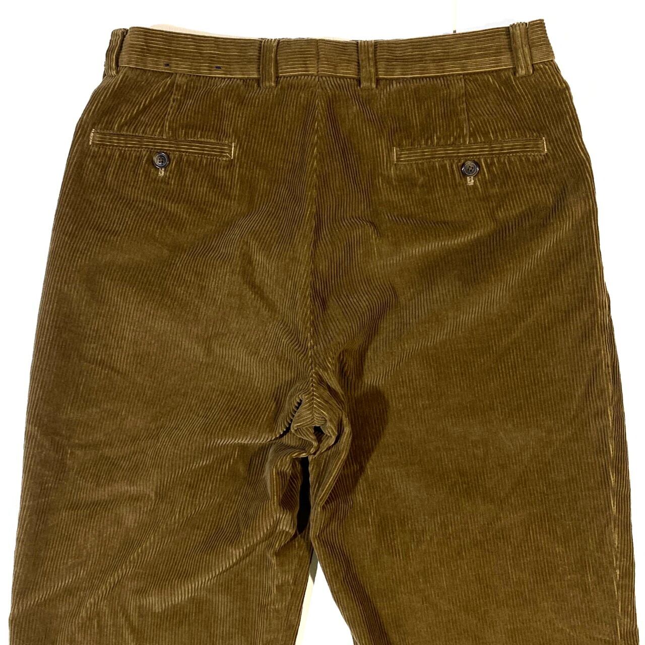 ブルックスブラザーズ 太畝 タックコーデュロイパンツ W37 キャメルブラウン 楽天市場】ブルックスブラザーズ 太畝 コーデュロイ パンツ メンズ 34