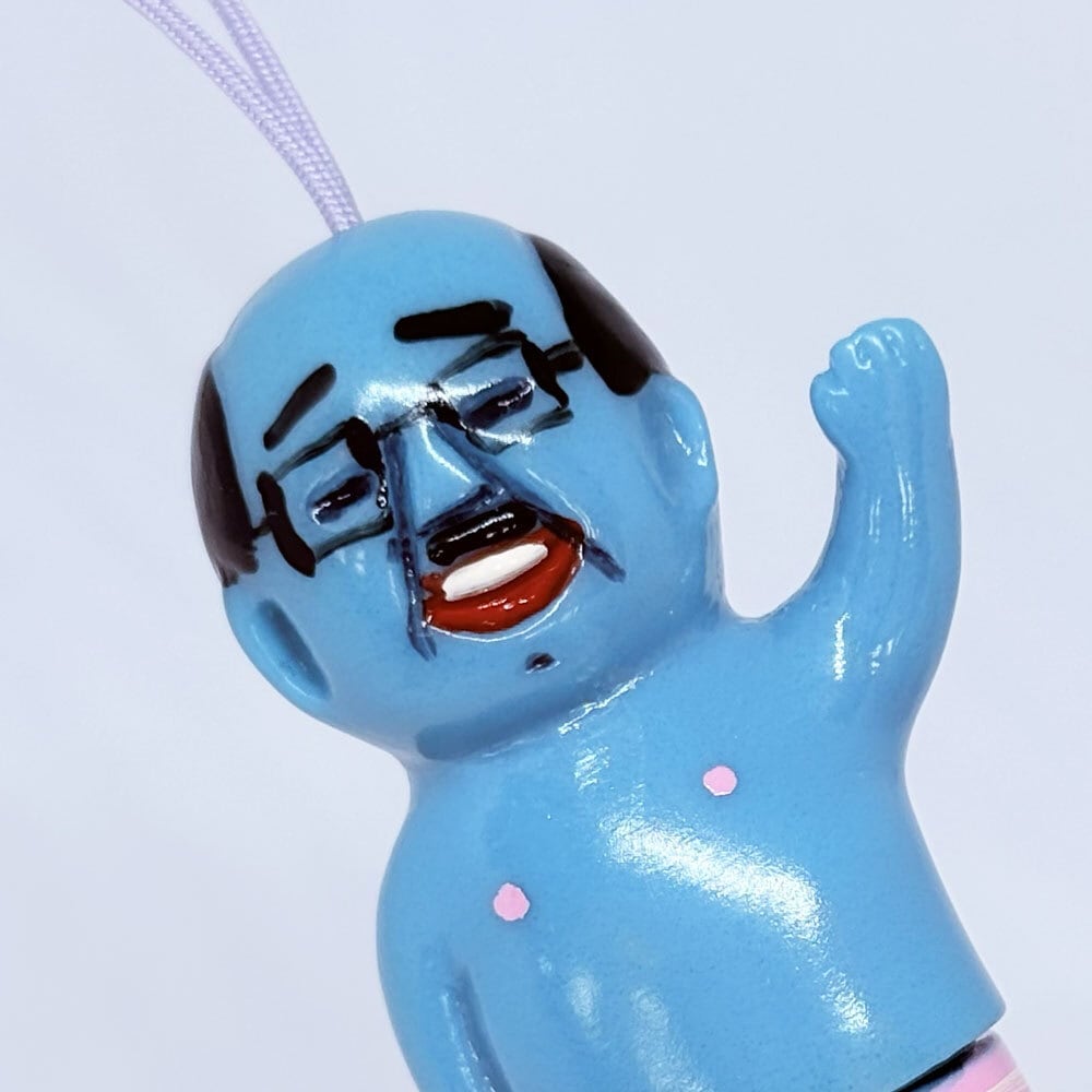 サトシ君ストラップ（青） / ストラップ / デハラユキノリ