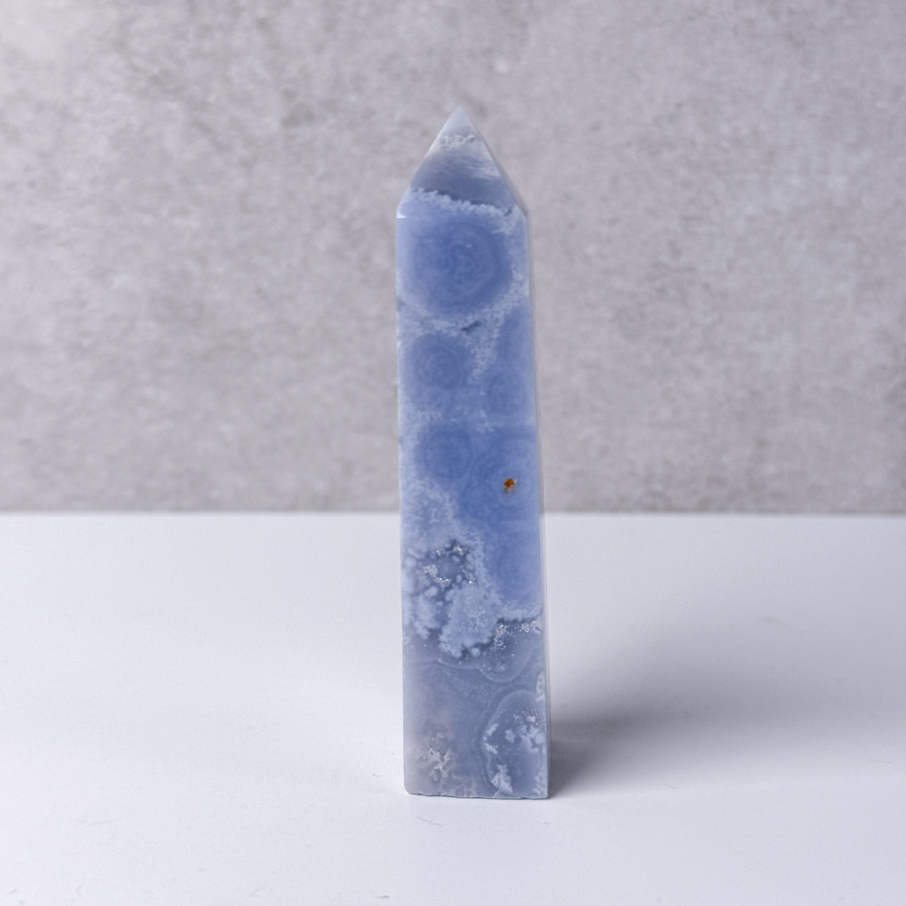 ブルーレースアゲート02 タワー ＊ Blue Lace Agate ＊ 天然石