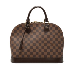 ルイ ヴィトン ダミエ アルマPM ハンドバッグ N53151 ブラウン PVC レザー レディース LOUIS VUITTON 【中古】