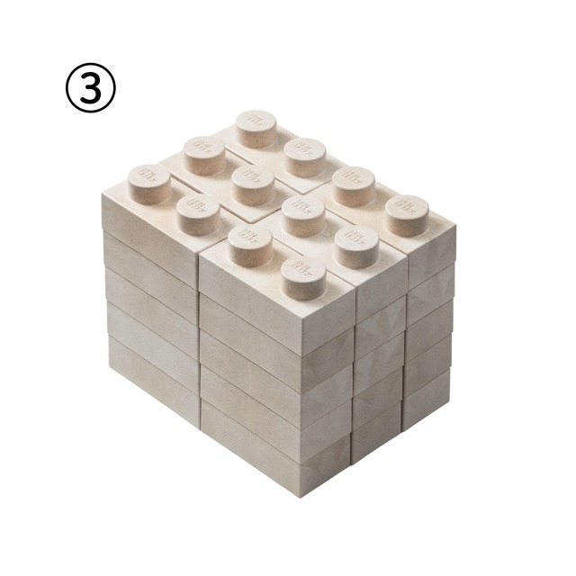 クリスマス早割！10％OFF　レンブロックキッズ　凸ブロック単色 30個セット