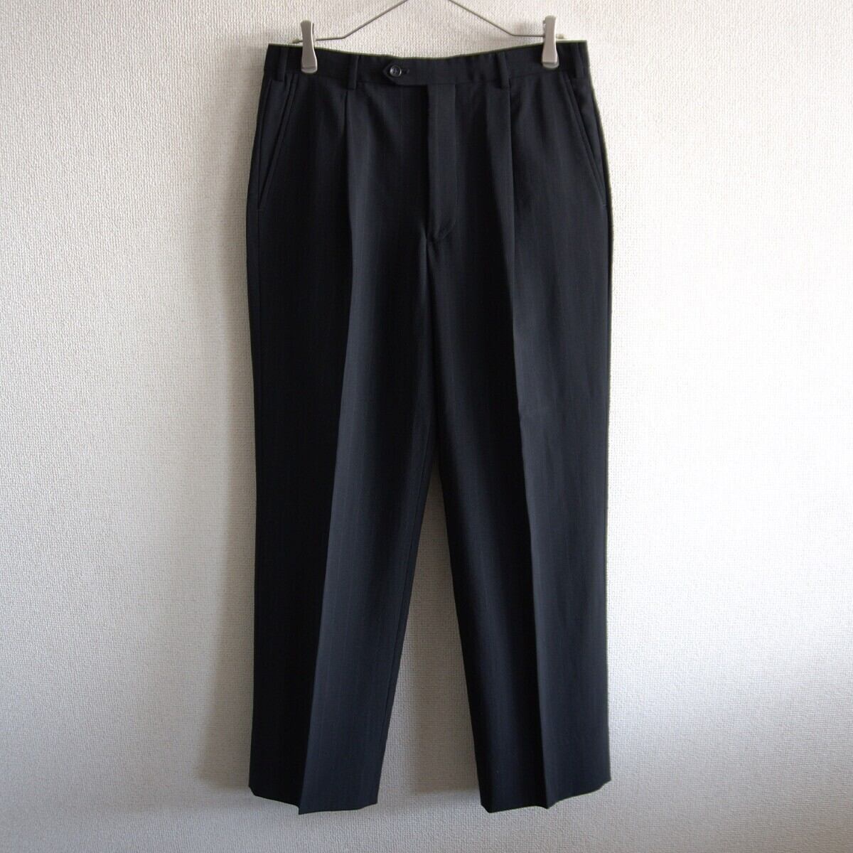 90's LEVI'S ACTION SLACKS Slacks Black W37 90年代 リーバイス