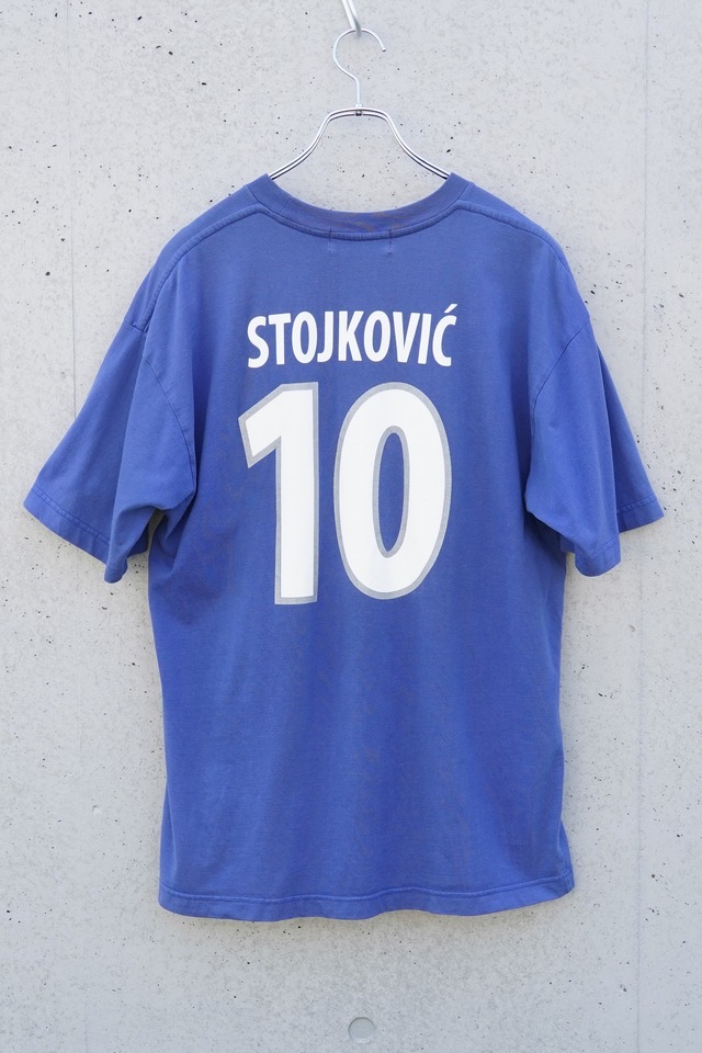 90s J.LEAGUE OFFICIAL ストイコビッチ “PIXY” No.10 Tシャツ / 名古屋グランパス / L