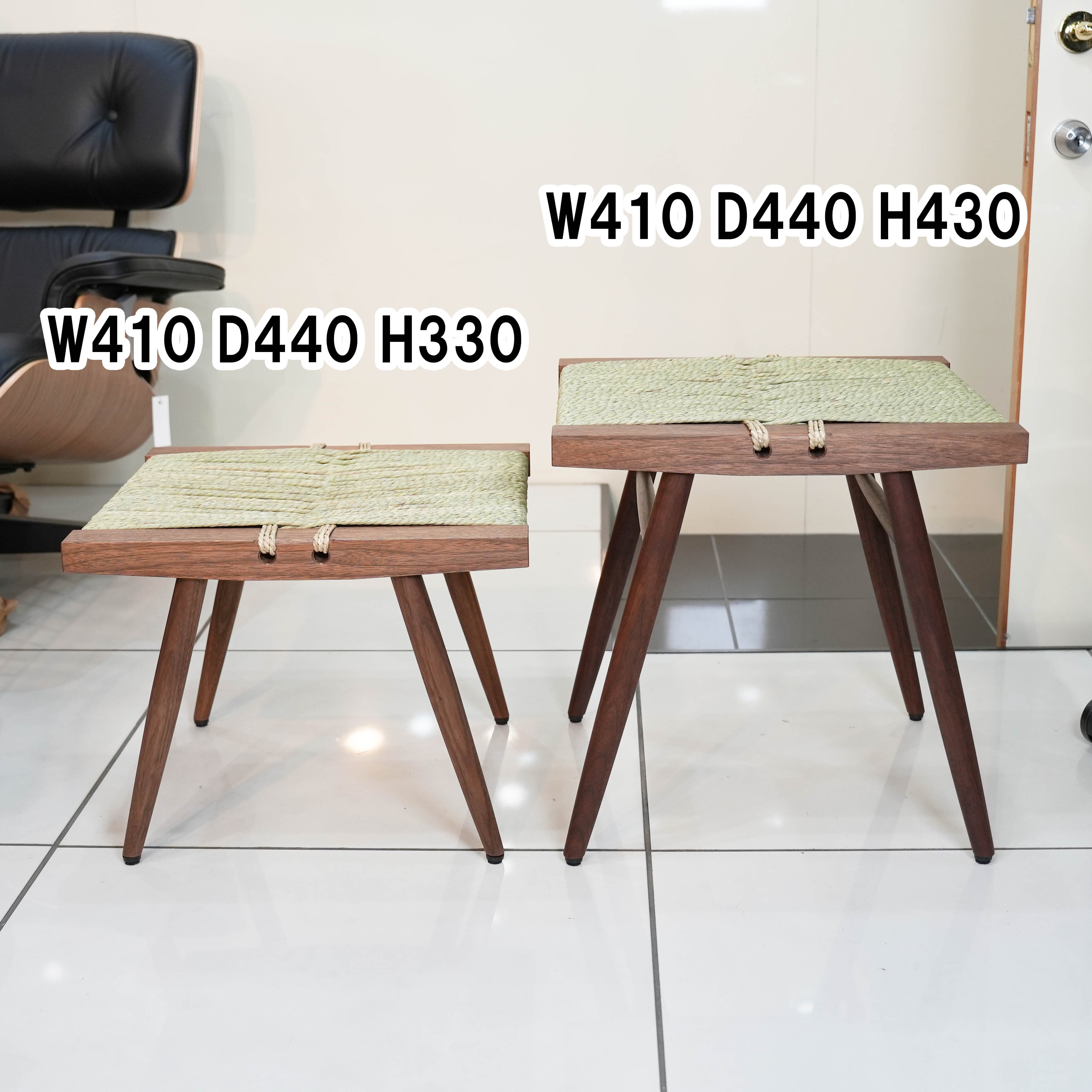 桜製作所】ジョージ・ナカシマ グラスシートスツール H330 George
