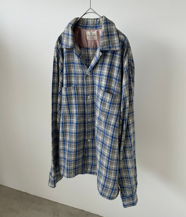 -Van Heusen- Vintage 50s L Check Shirt