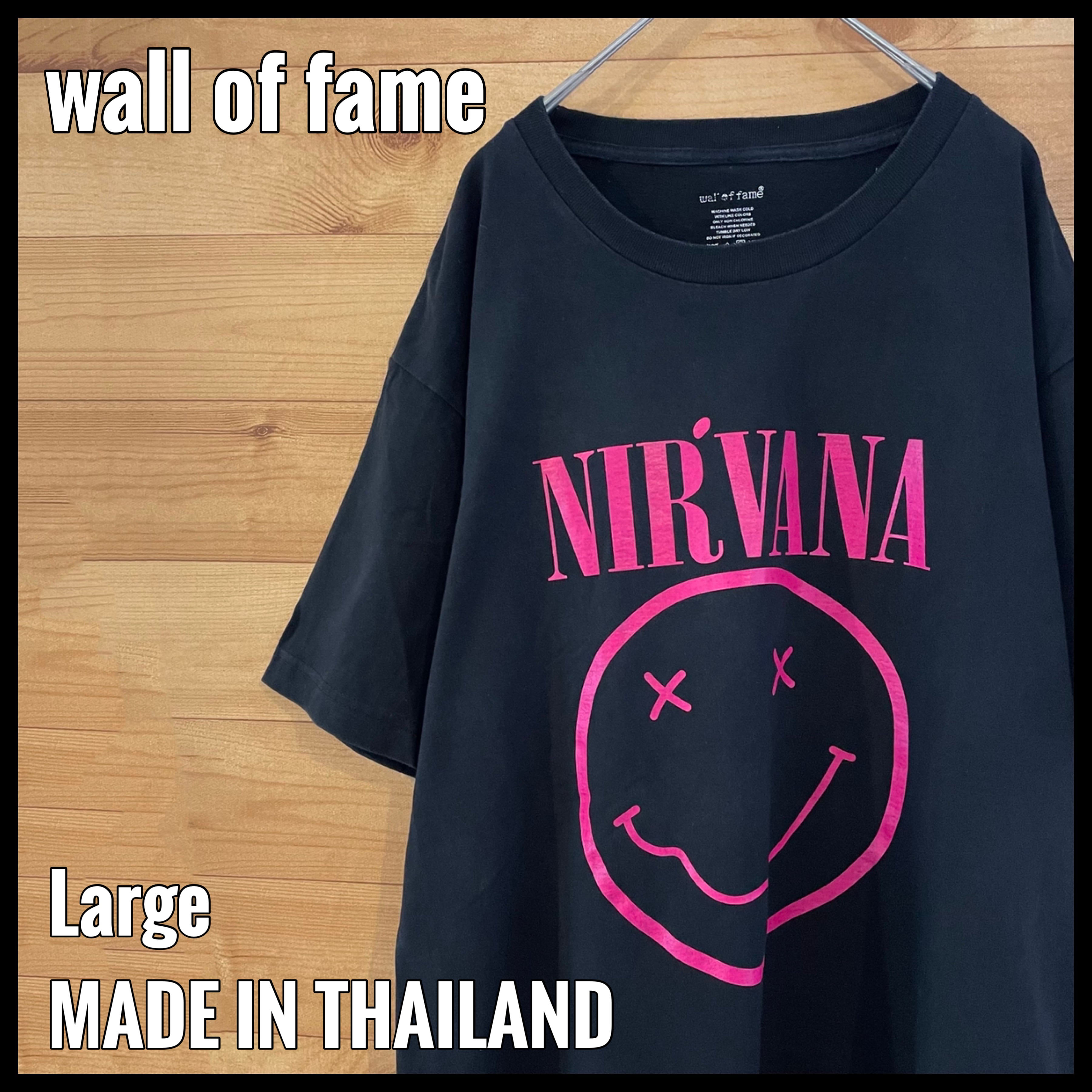 wall of fame】Nirvana バンドTシャツ ニコちゃん ニルヴァーナ カート