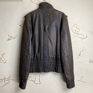 2003AW DOLCE&GABBANA leather blouson