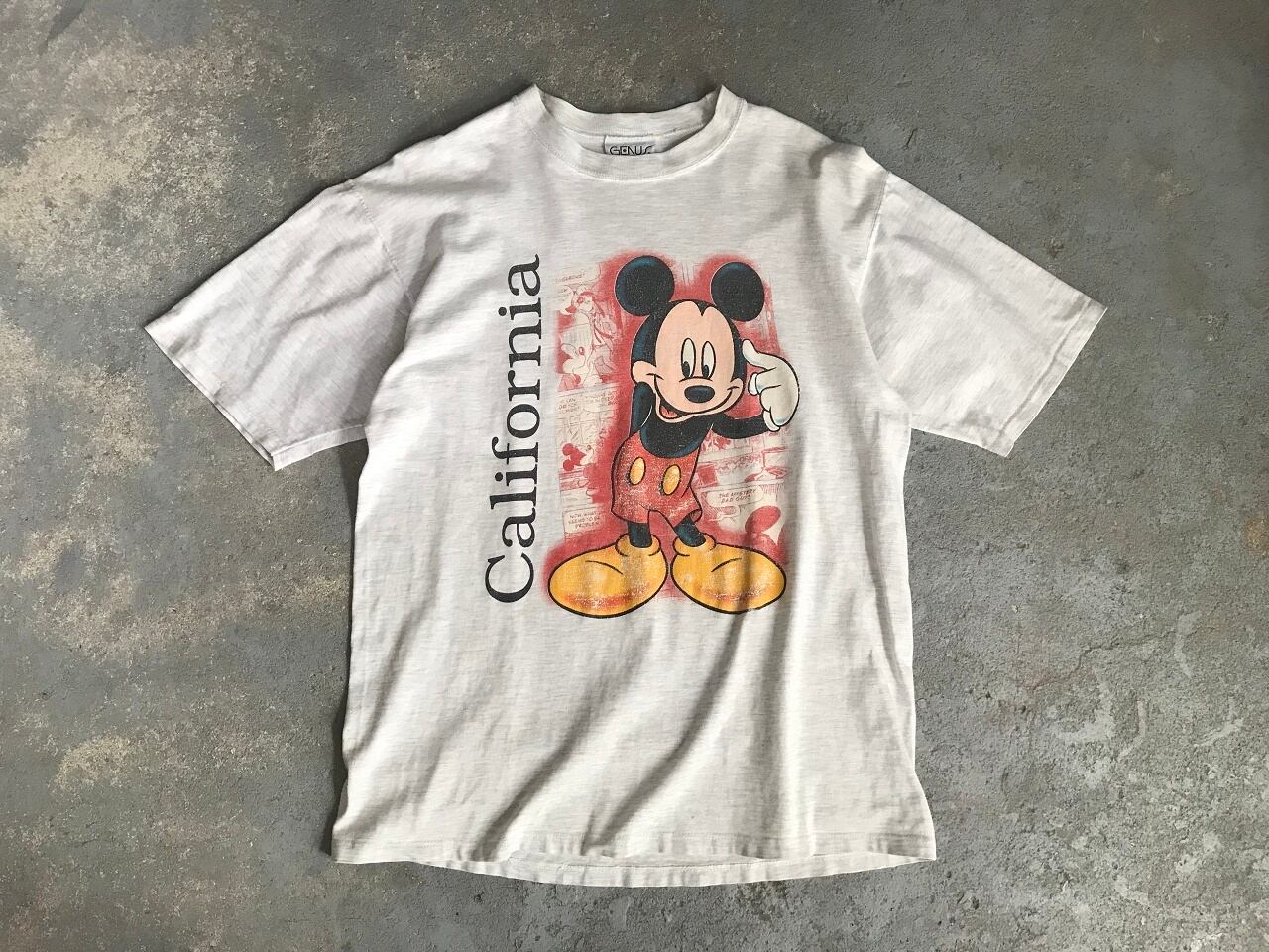 90s GENUS Mickey Mouse T-shirt MADE IN USA
