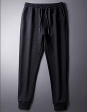 【織美整脚】ヘリンボーンテーパードジョガーパンツ