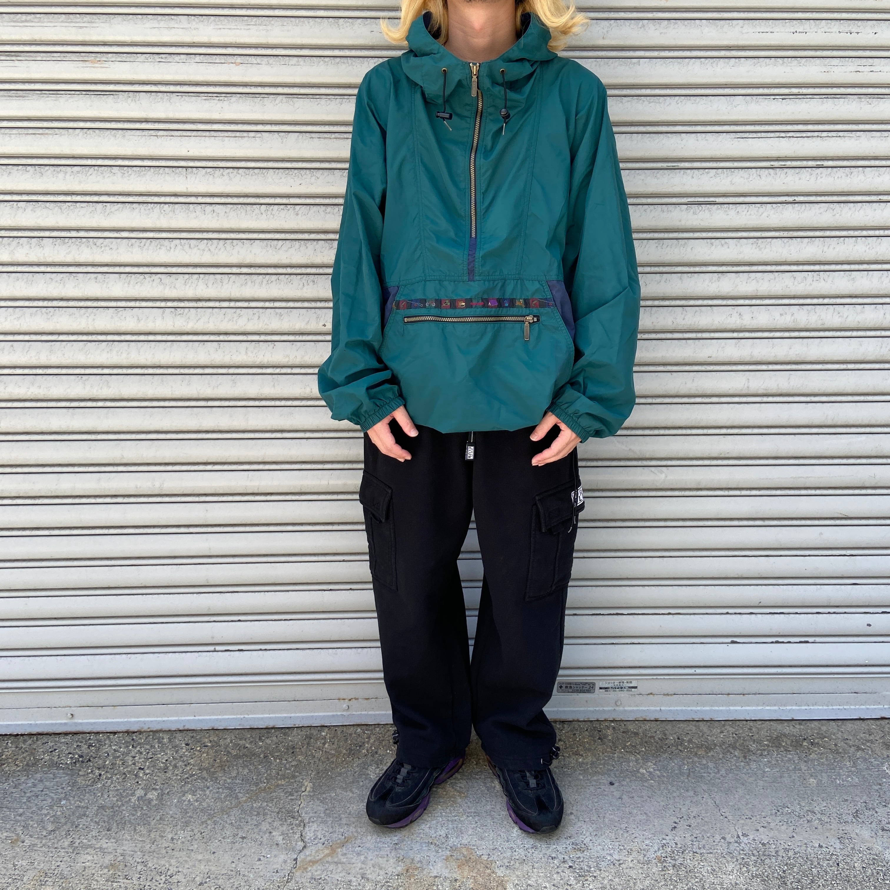 80s USA製 L.L.Bean ナイロンアノラックパーカー チロリアン XL | 古着  