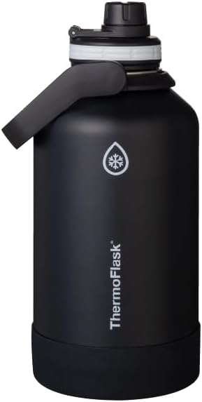 サーモフラスク 1.9L ブラック 保冷専用 水筒 ステンレスボトル 1900ml