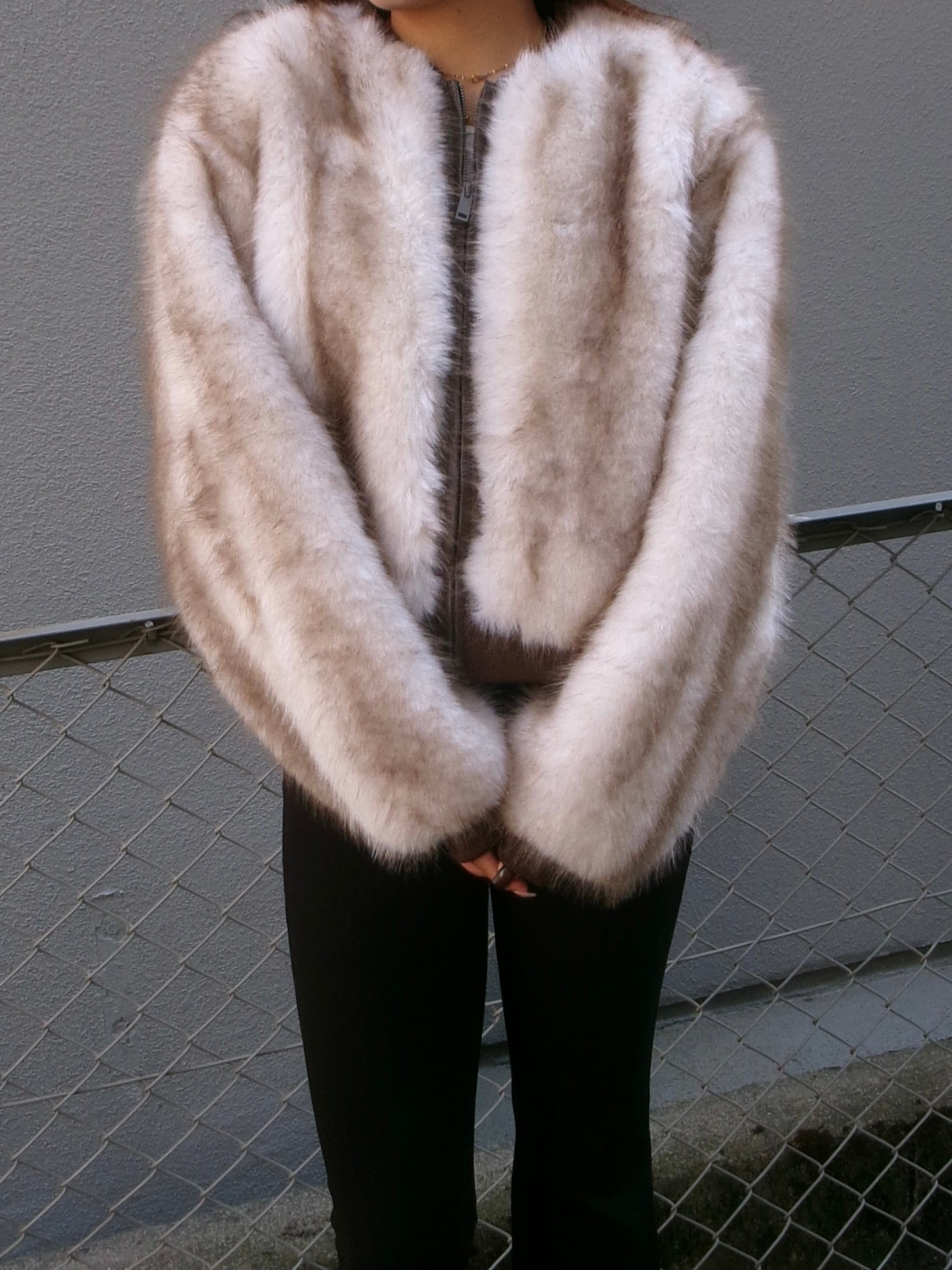 fur blouson | iseeroom.