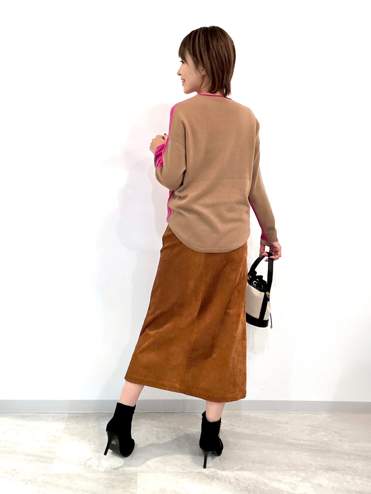 コーデュロイタイトスカート