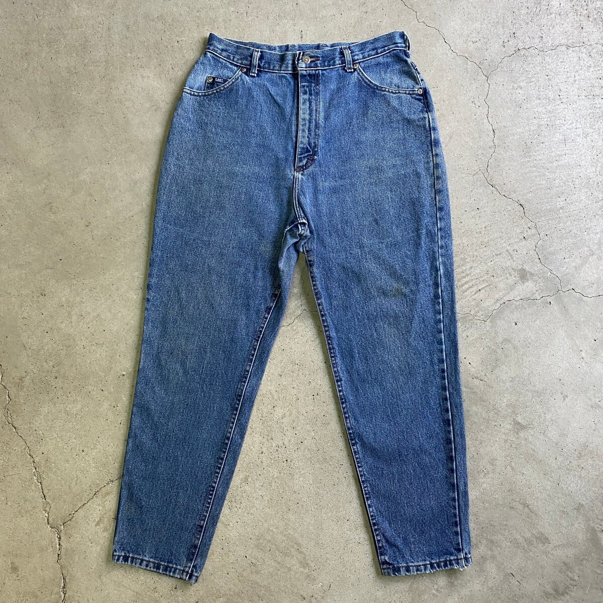 90年代 USA製 Lee e リー 305 テーパード デニムパンツ 16ET W31相当 