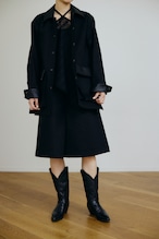 Jet Black Denim Coverall Jacket (PS27-BL02)