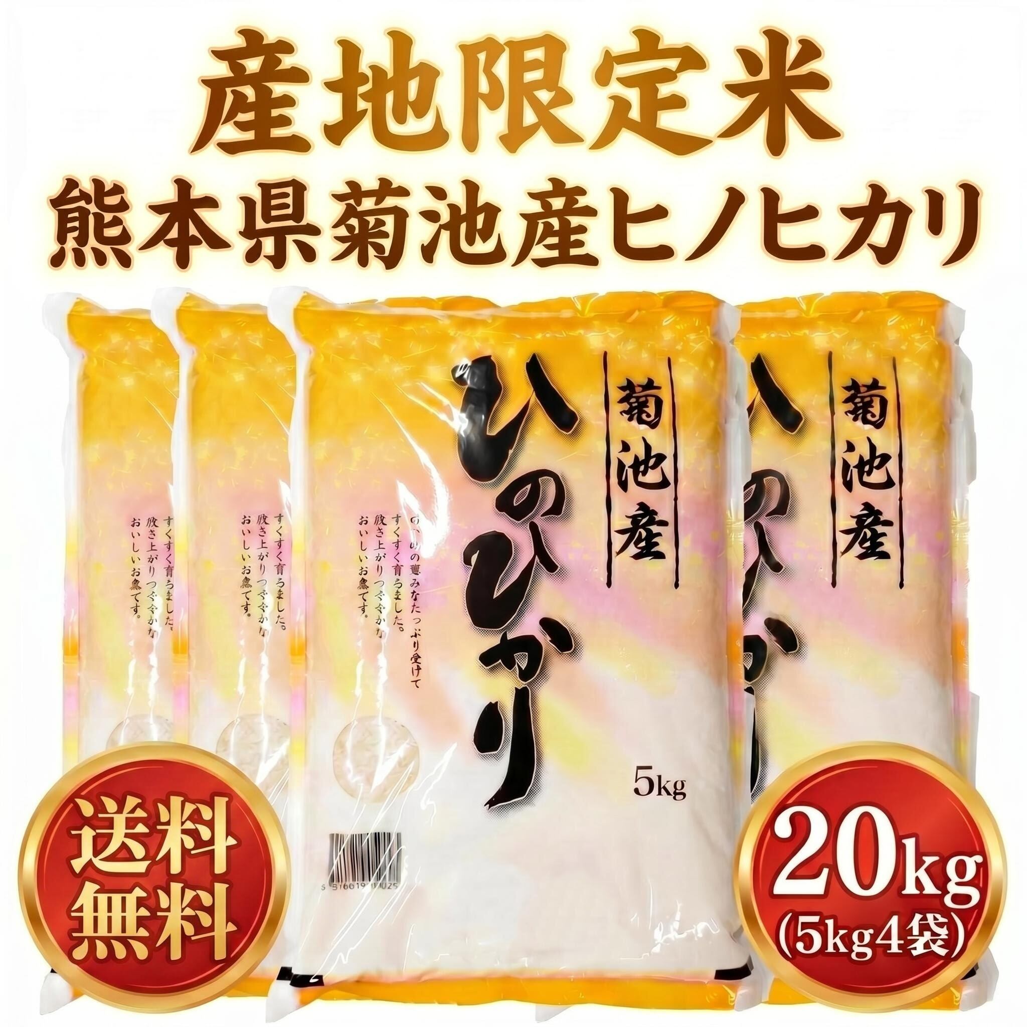 お米 米 5kg 白米 送料無料 熊本県 菊池産 ひのひかり 令和7年産
