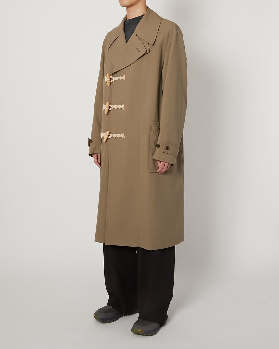 product twelve / High Count Wool Ripstop Duffle Coat | GANKO