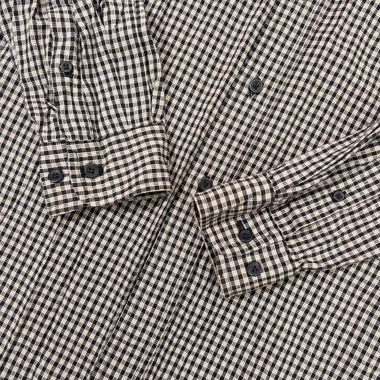 Eddie Bauer エディーバウアー チェック BD ボタンダウン 長袖シャツ M/メンズ レーヨン混 アウトドア