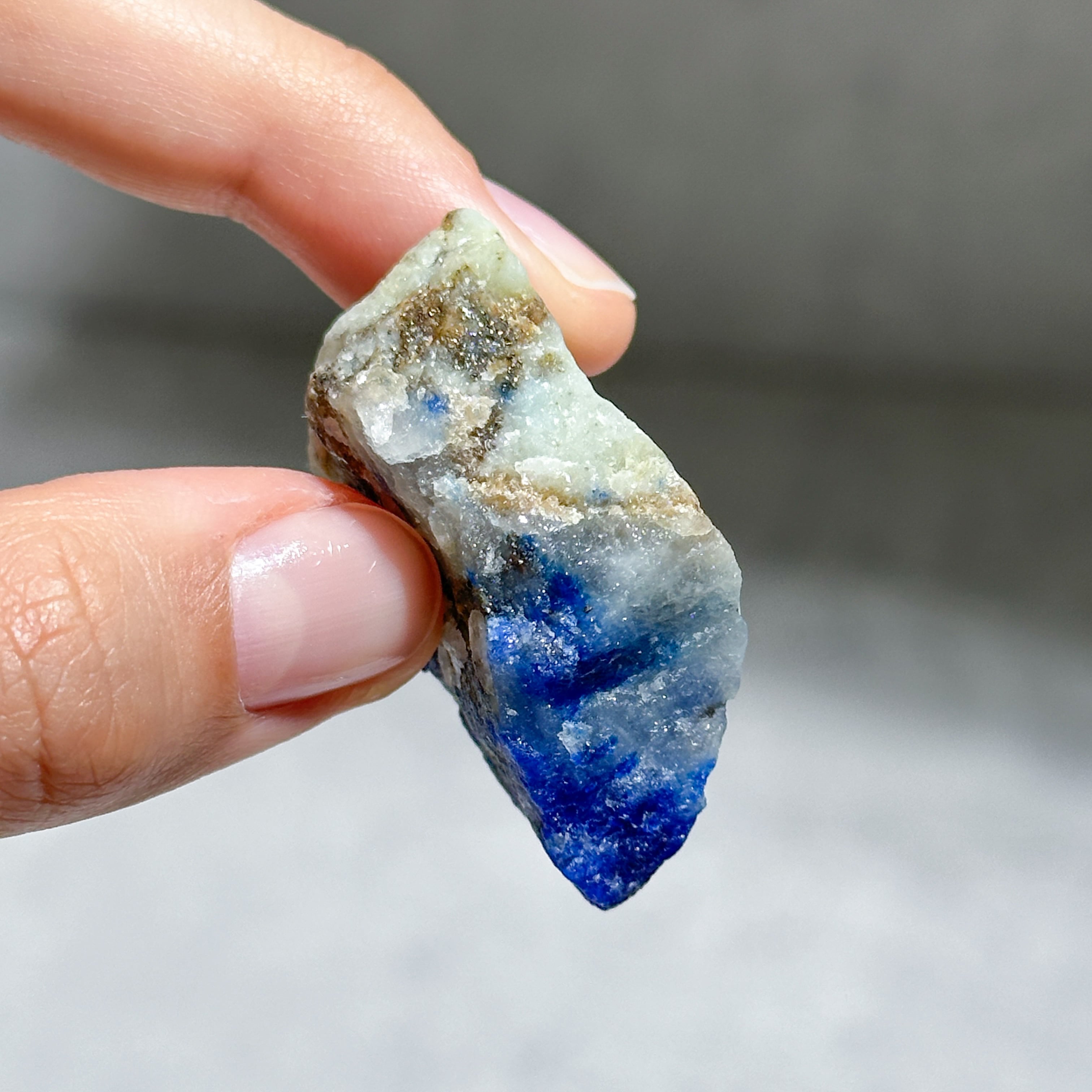 蛍光◎アフガナイト 原石42◇Afghanite◇ 天然石・鉱物