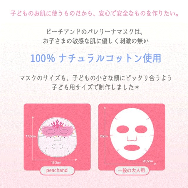 子供用 フェイスパック ピーチアンド プリンセスマスクパックpeachand 子供用 フェイスパック ピーチアンド プリンセスマスクパック １枚 安全成分 キッズコスメ プレゼント ギフト用 子供化粧品 子供メイク 人気 おしゃれ 子供コスメ かわいい ハッピータウン
