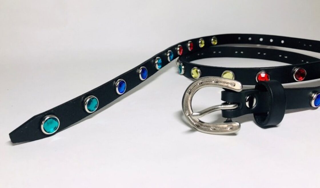 スタッズベルト360リバーススタッズ(1,7cm幅)5カラーストーン | Pay ID