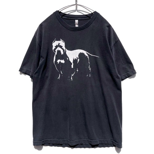 [Villalobos Pit Bull Rescue] Vintage Dog Print T-shirt [2000s-] Vintage Print T-Shirt