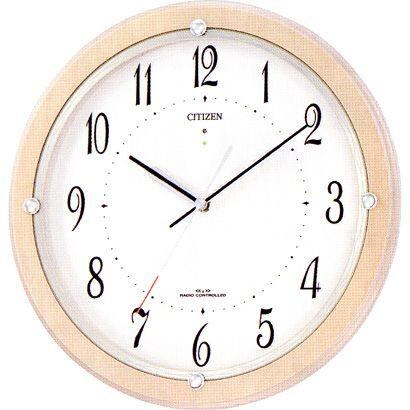 CITIZEN シチズン リズム クロック 電波掛け時計 ソーラー電源 サイレントソーラーM798 4MY798-007