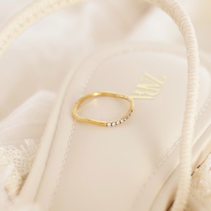 316L veluna wave ring