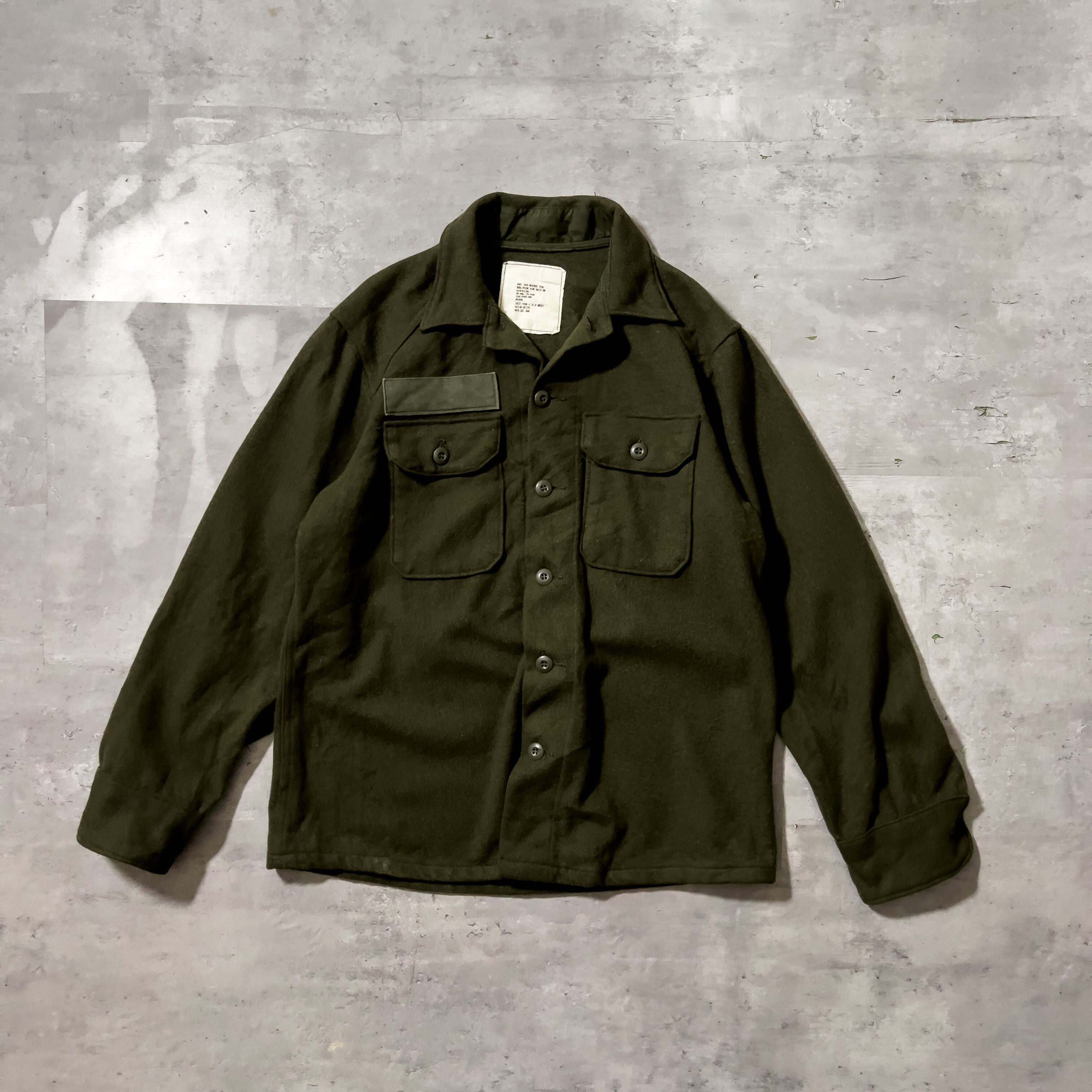 80s “US ARMY” OG 108 Shirt cold weather 8.年代 米国軍 80年会計