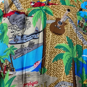 old REYN SPOONER tropical pattern rayon shirt