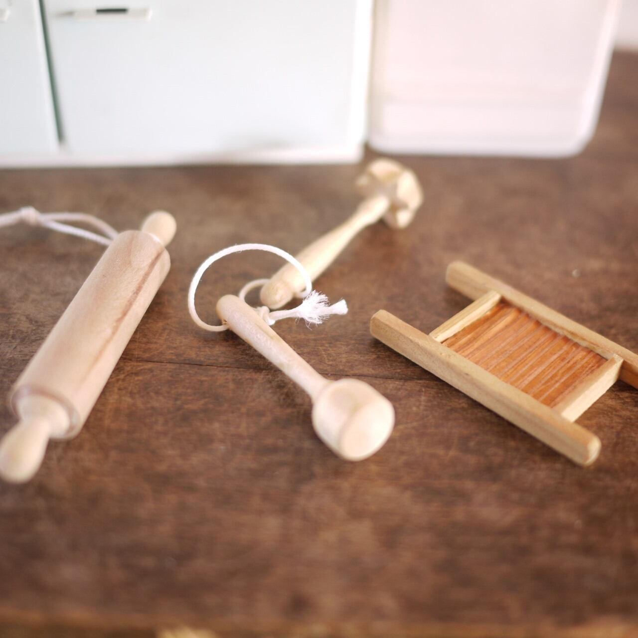 木製キッチンツール 3P ドールハウス ドイツ