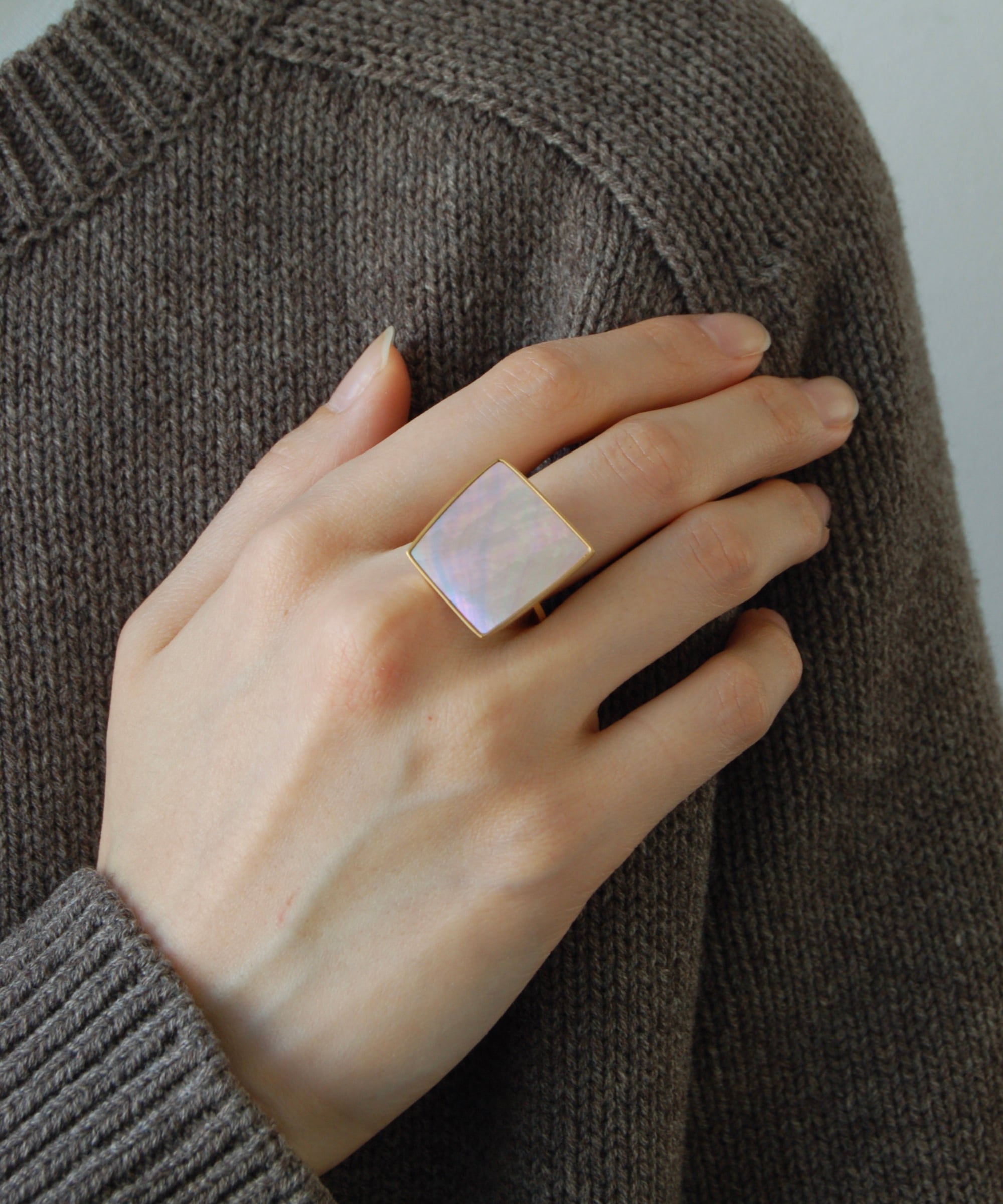アクセサリー SIRISIRI RADEN Ring Square Raden Square Ring / SIRISIRI | galerie kaigetsu