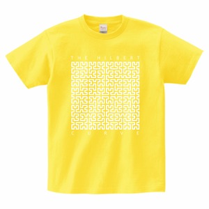 ヒルベルト曲線Tシャツ_イエロー/The Hilbert Curve T (Yellow)