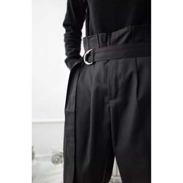 Casual wide leg baggy pants C0418