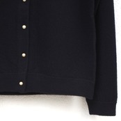 MAISON CARRÉE CASHMERE Blanchett CARDIGAN BLACK