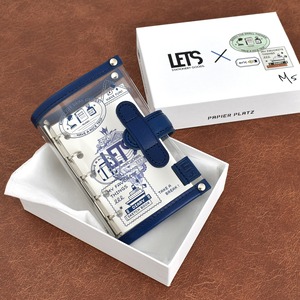 <再抽選販売>　eric　LETSクリアシステム手帳 / M5 / ネイビー
