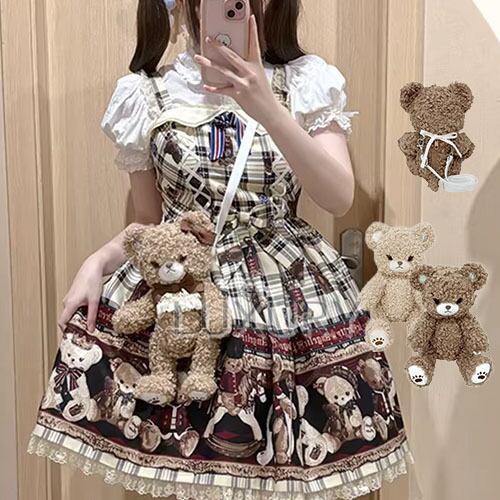 甘ロリ ぬいぐるみバッグ 立体 ぬいぐるみ型 くまさん クマちゃん クマ