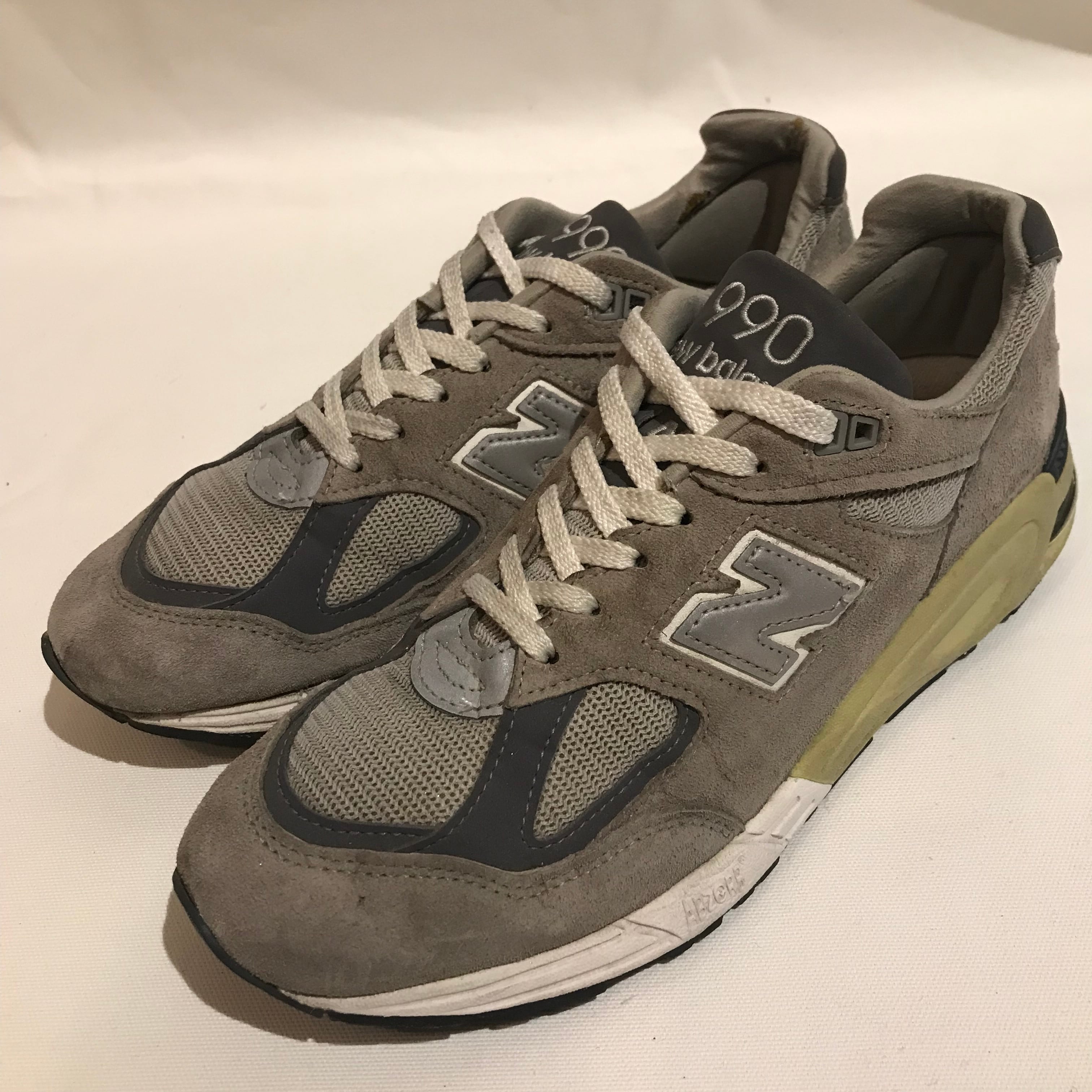 USA製‼︎NEW BALANCE M990GR2 MADE IN U.S.A ニューバランス スニーカー US8 26cm 靴 ビンテージ  ヴィンテージ アメカジ アメリカ古着